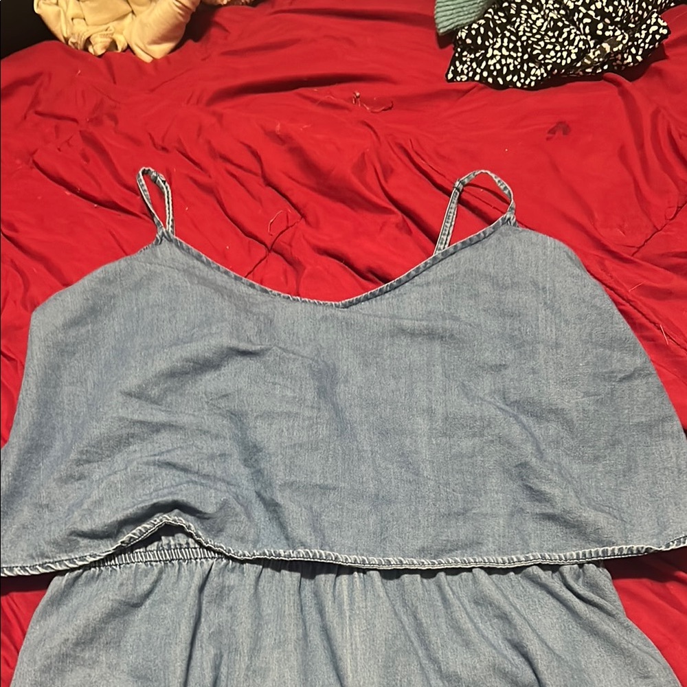 Old Navy Blue Denim Dress